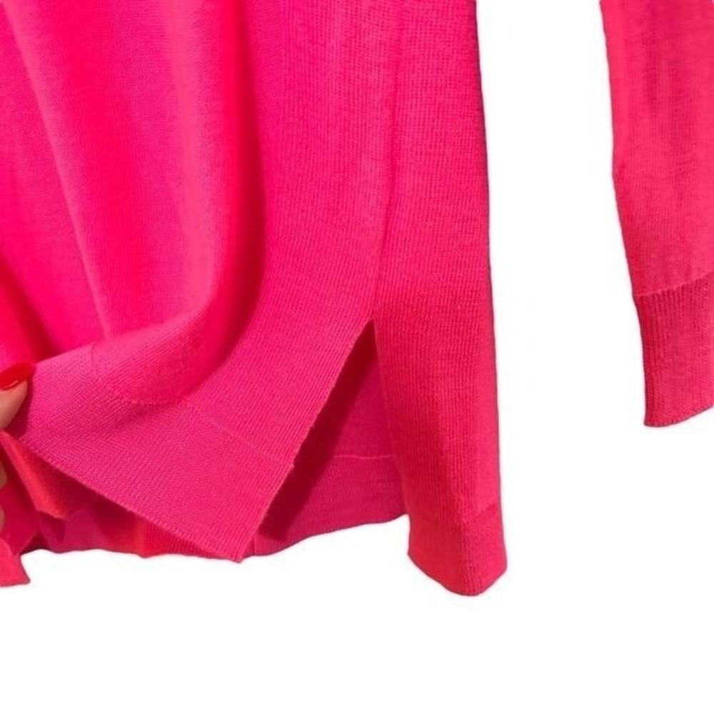 Vineyard Vines Cashmere Blend Sweater XS Pink V Neck Lightweight‎ Soft Preppy - Picture 4 of 6